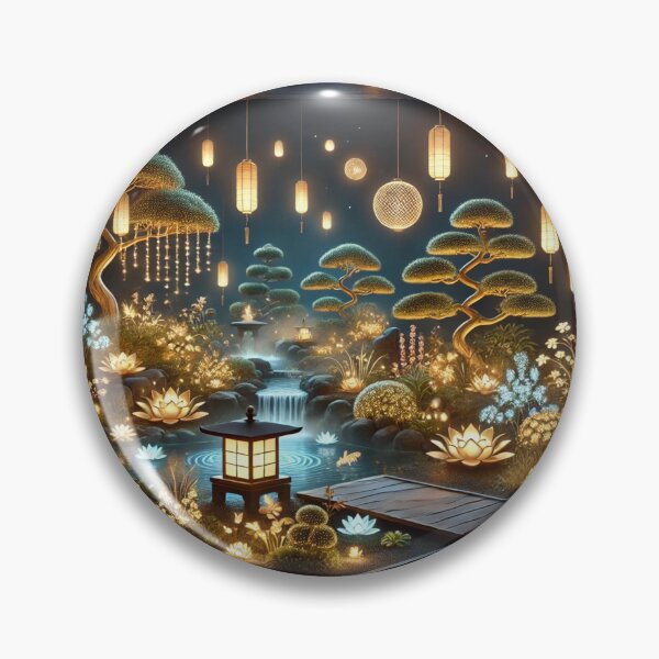 Item preview, The Glowing Japanese Garden: A Tranquil Oasis of Light and Serenity designed and sold by Meta2Physical.