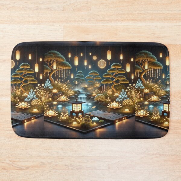 Item preview, The Glowing Japanese Garden: A Tranquil Oasis of Light and Serenity designed and sold by Meta2Physical.