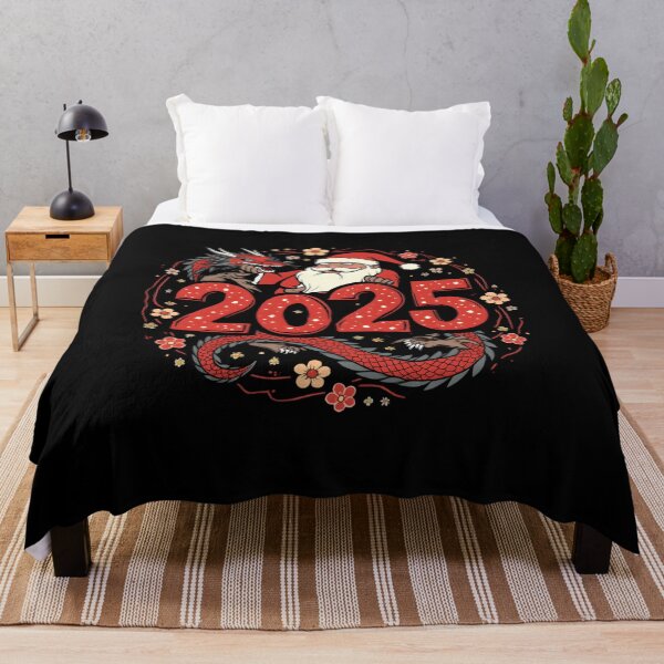 Item preview, 2025 New Year Artwork: Santa Claus with Japanese Dragon designed and sold by Nihonify.
