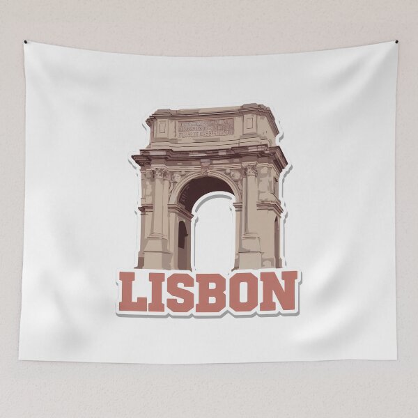 Item preview, Lisbon Belem Tower Iconic Portugal Landmark Illustration designed and sold by VisualArtsOasis.