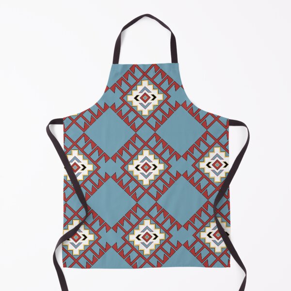 Item preview, Geometric Aztec Pattern Indigenous Design Motif Native American Inspired Pattern Repeating Geometric Tile designed and sold by TolgaSal.