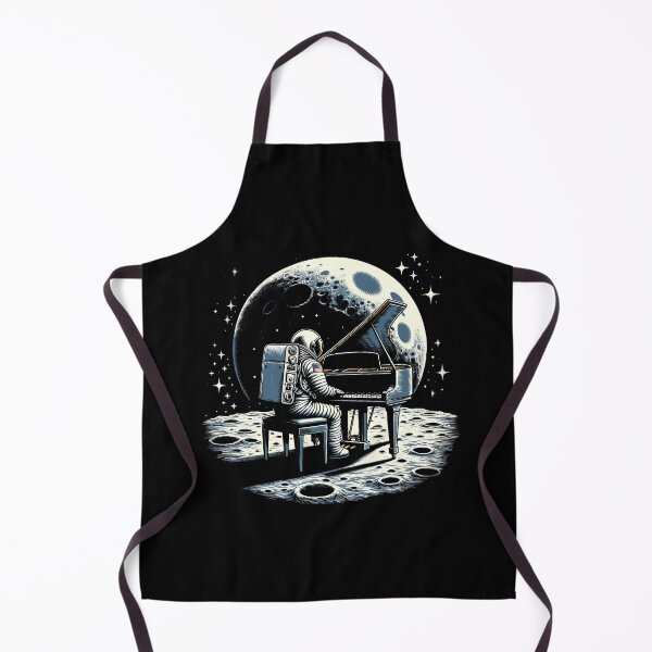 Item preview, Playing Keyboard Piano Player Astronaut Art Space Fans Music designed and sold by Dressed For Duty.
