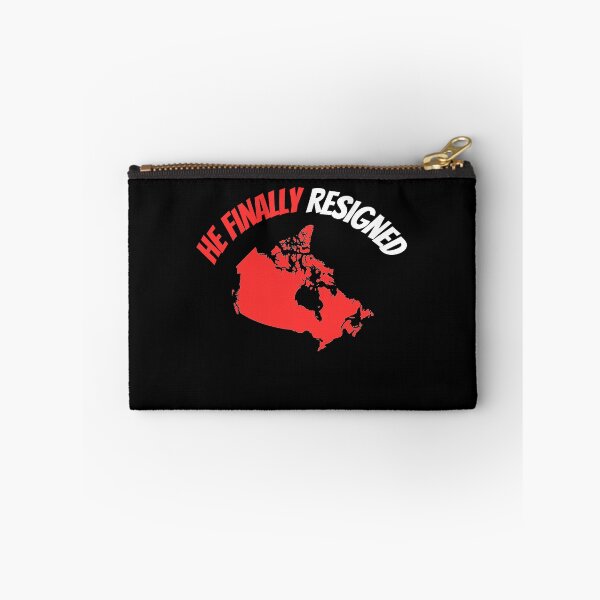 Item preview, He Finally Resigned - Canadian political jokes designed and sold by 2Cheesy4U.
