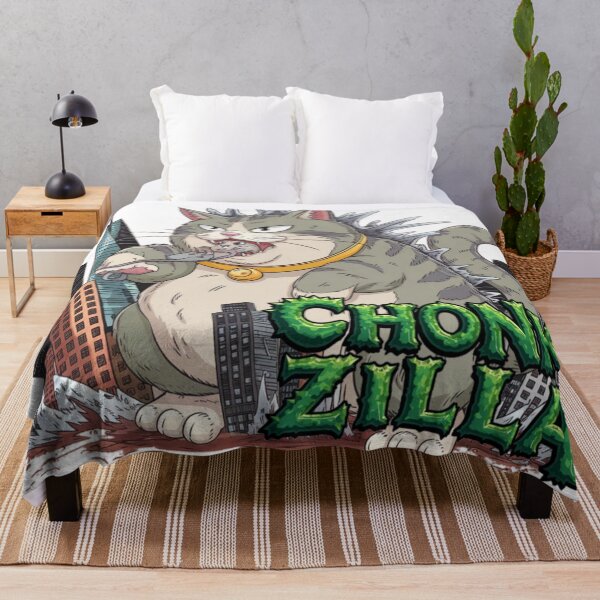Item preview, CHONKZILLA, Giant Monster Cat designed and sold by ChonkingHazard.