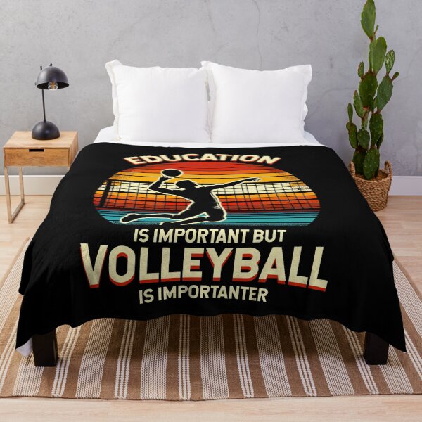 Item preview, Education Is Important But Volleyball Is Importanter Team Player designed and sold by Dressed For  Duty.