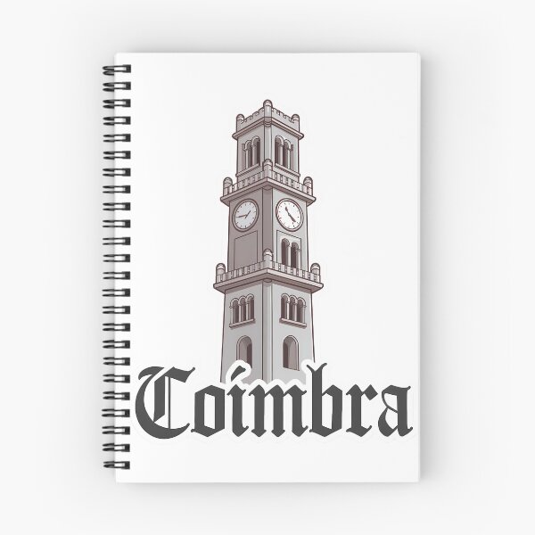 Item preview, Coimbra University Tower Historic Portugal Illustration designed and sold by VisualArtsOasis.