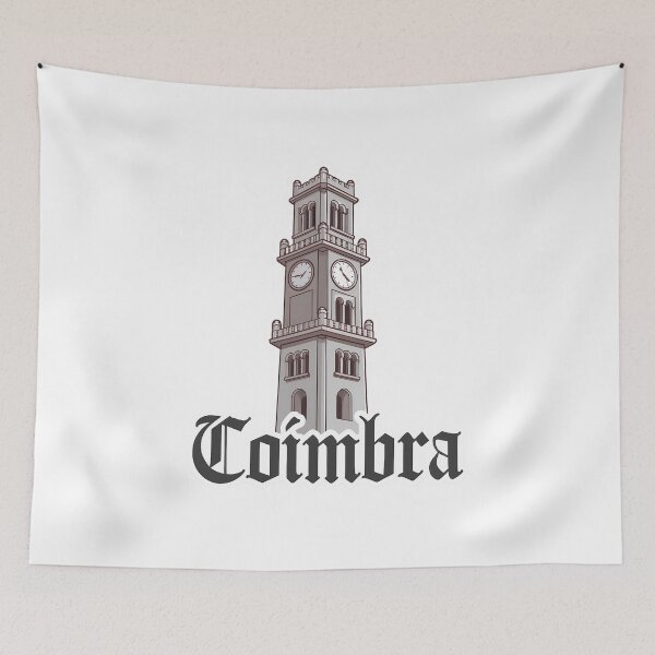 Item preview, Coimbra University Tower Historic Portugal Illustration designed and sold by VisualArtsOasis.