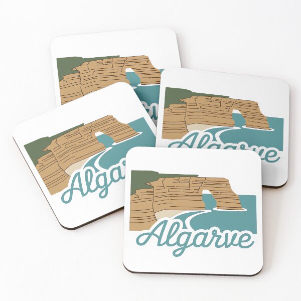 Item preview, Algarve Coastal Cliffs Scenic Portugal Illustration designed and sold by VisualArtsOasis.