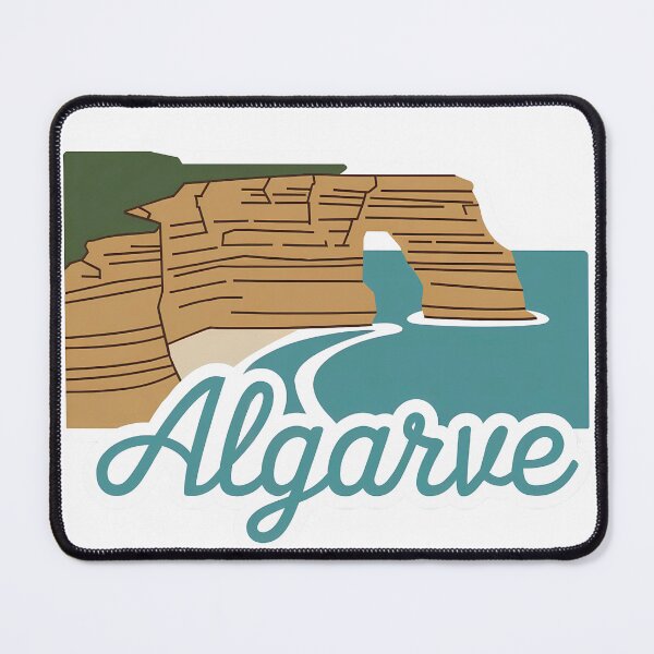Item preview, Algarve Coastal Cliffs Scenic Portugal Illustration designed and sold by VisualArtsOasis.
