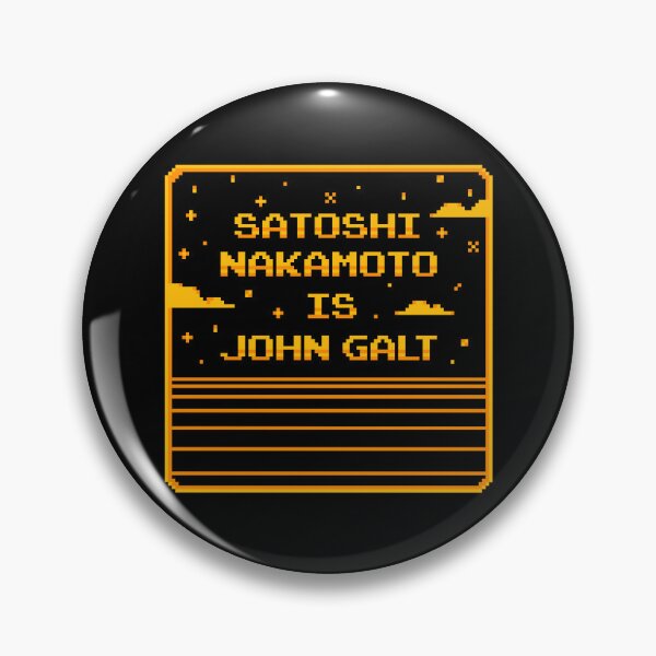 Item preview, Satoshi Nakamoto is John Galt Retro Meme designed and sold by CyberRex.
