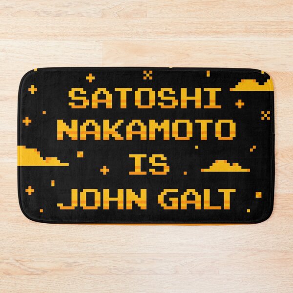 Item preview, Satoshi Nakamoto is John Galt Retro Meme designed and sold by CyberRex.