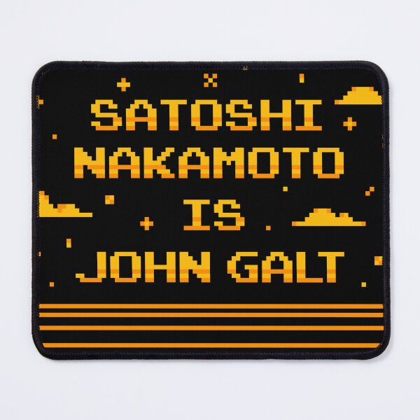Item preview, Satoshi Nakamoto is John Galt Retro Meme designed and sold by CyberRex.