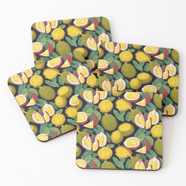 Item preview, South East Asian Durian Print – Tropical Fruit Wall Art designed and sold by stxaris.
