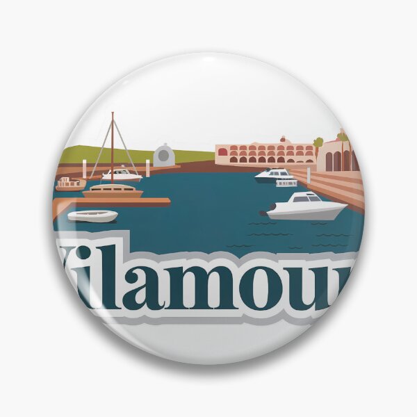 Item preview, Vilamoura Marina Scenic Algarve Illustration designed and sold by VisualArtsOasis.