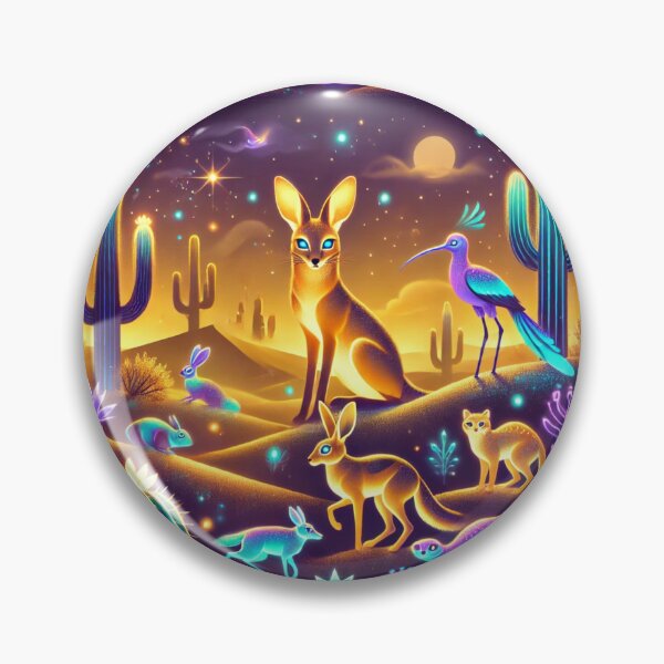 Item preview, The Bioluminescent Desert: A Glowing Oasis of Desert Wildlife designed and sold by Meta2Physical.