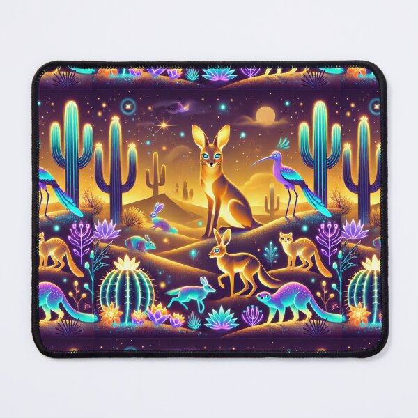 Item preview, The Bioluminescent Desert: A Glowing Oasis of Desert Wildlife designed and sold by Meta2Physical.
