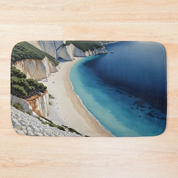 Item preview, Myrtos Beach, Kefalonia: White Cliffs and Turquoise Waters designed and sold by LSVart.