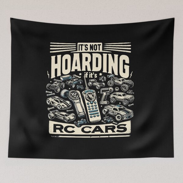 Item preview, It's Not Hoarding If It's RC Cars Car Collector Collecting designed and sold by Dressed For  Duty.