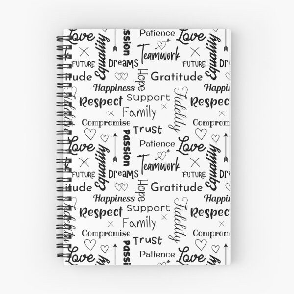 Item preview, Secrets To A Happy Marriage Relationship Typographic Pattern designed and sold by CreativeBridge.
