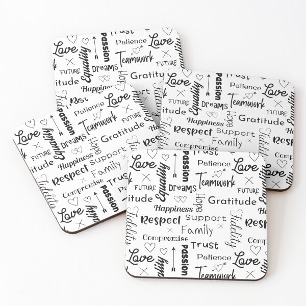 Item preview, Secrets To A Happy Marriage Relationship Typographic Pattern designed and sold by CreativeBridge.