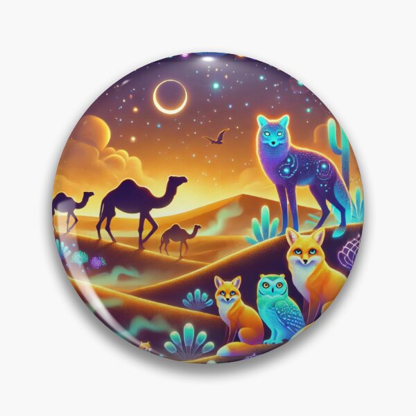 Item preview, The Glowing Desert Night: A Mystical Journey Through the Sands designed and sold by Meta2Physical.
