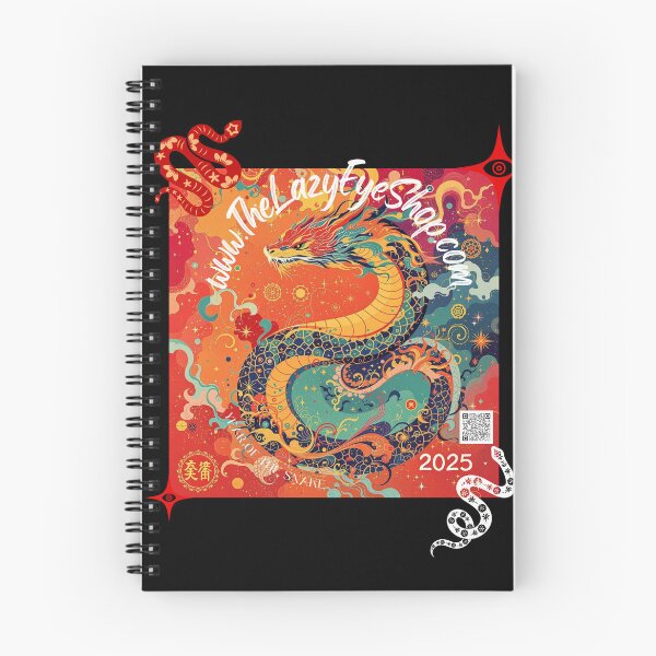 Item preview, NightCafe 2025 Year of The Snake Design designed and sold by THELAZYEYESHOP.