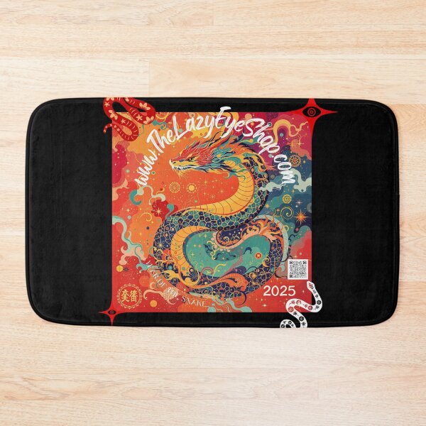 Item preview, NightCafe 2025 Year of The Snake Design designed and sold by THELAZYEYESHOP.