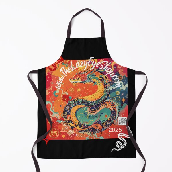 Item preview, NightCafe 2025 Year of The Snake Design designed and sold by THELAZYEYESHOP.