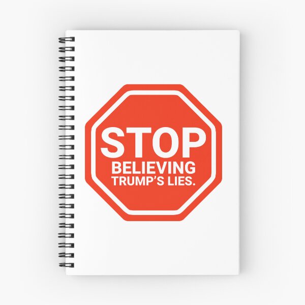 Item preview, Stop believing Trump’s lies  designed and sold by Rachel the Artist .
