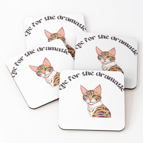Item preview, Bengal cat Eye for the dramatic designed and sold by Pop, Culture and Stuff.