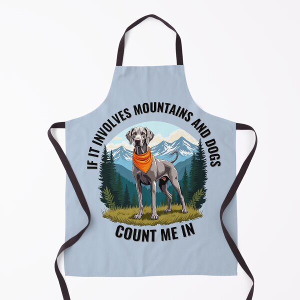 Item preview, Weimaraner Adventure Design - If it involves mountains and dogs, count me in designed and sold by Fikuall.
