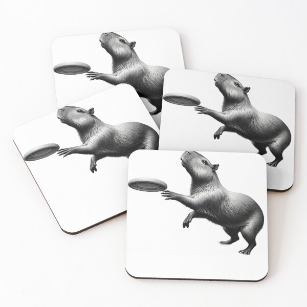 Item preview, Capybara Playing Ultimate Frisbee Capybara Lover designed and sold by Kimberley King Art  King Art.