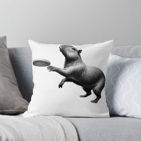 Item preview, Capybara Playing Ultimate Frisbee Capybara Lover designed and sold by Kimberley King Art  King Art.