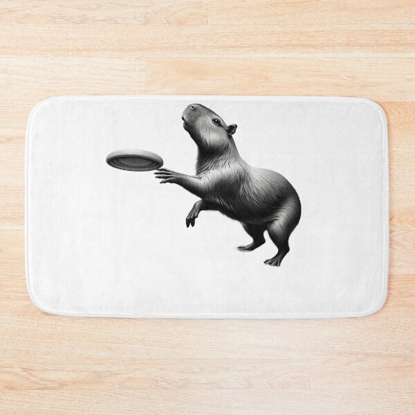 Item preview, Capybara Playing Ultimate Frisbee Capybara Lover designed and sold by Kimberley King Art  King Art.