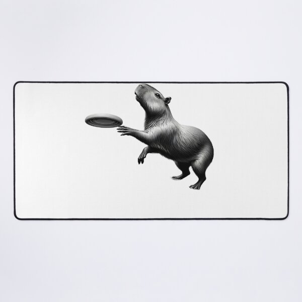 Item preview, Capybara Playing Ultimate Frisbee Capybara Lover designed and sold by Kimberley King Art King Art.