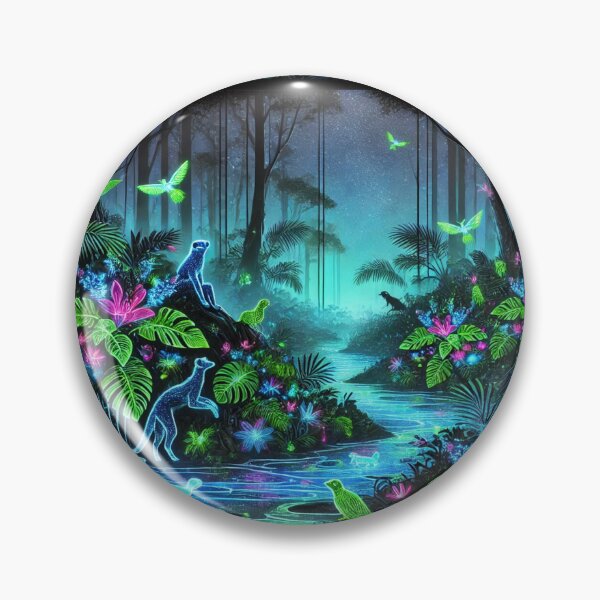 Item preview, The Glowing Jungle: A Night in the Bioluminescent Forest designed and sold by Meta2Physical.