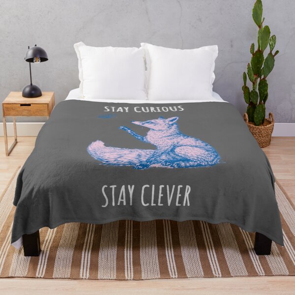 Item preview, Stay Curious Stay Clever - Fox Animales designed and sold by Wildom.