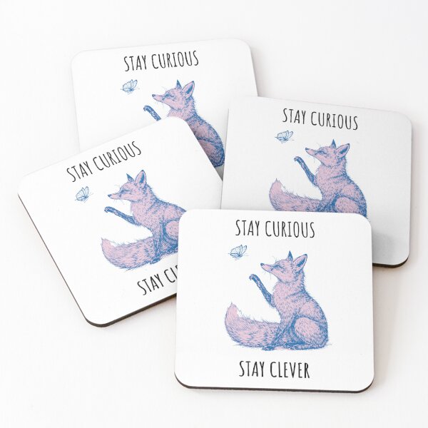 Item preview, Stay Curious Stay Clever - Fox Animales designed and sold by Wildom.
