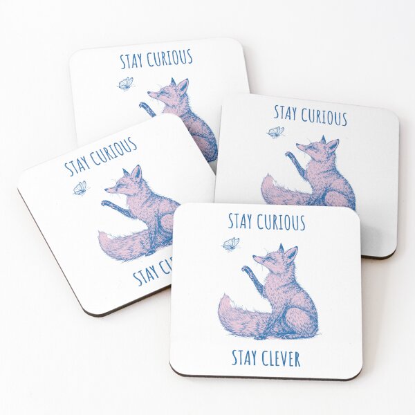 Item preview, Stay Curious Stay Clever - Fox Animales designed and sold by Wildom.