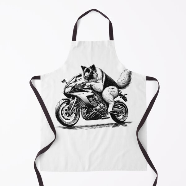 Item preview, Cool Caucasian Shepherd Dog Riding a Motorcycle Biker Dog Lover designed and sold by Kimberley King Art  King Art.