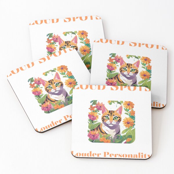 Item preview, Bengal Cat Loud spots designed and sold by Pop, Culture and Stuff.