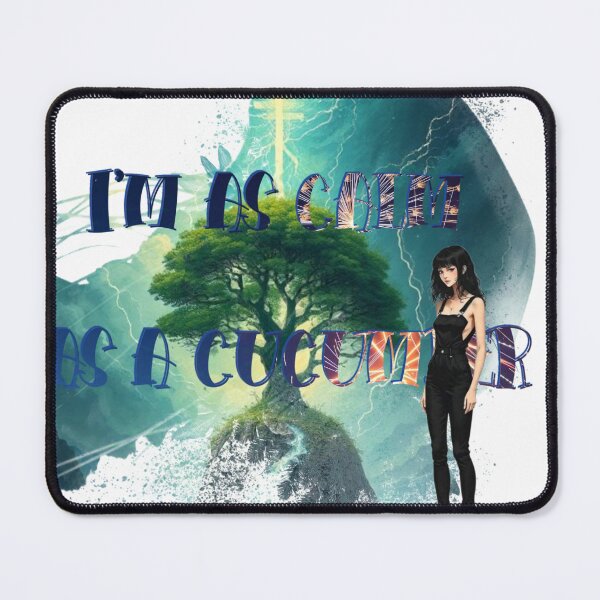 Item preview, A m as calm as a cucumber designed and sold by B.P.Fashion.