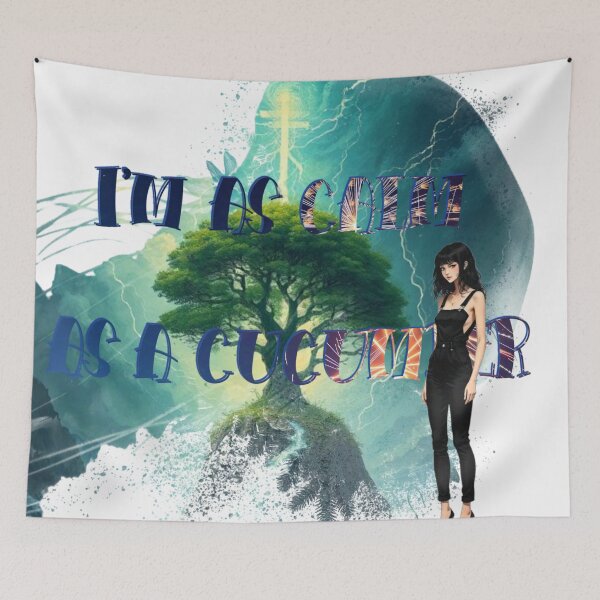 Item preview, A m as calm as a cucumber  designed and sold by B.P.Fashion.