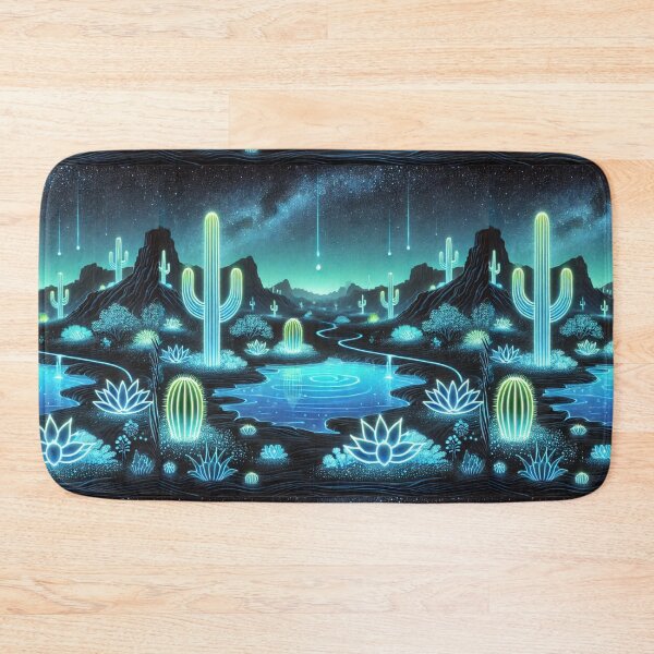 Item preview, The Neon Desert: A Cosmic Oasis Under the Stars designed and sold by Meta2Physical.
