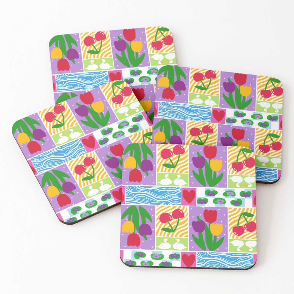 Item preview, Coasters (Set of 4) designed and sold by cherryandmint.