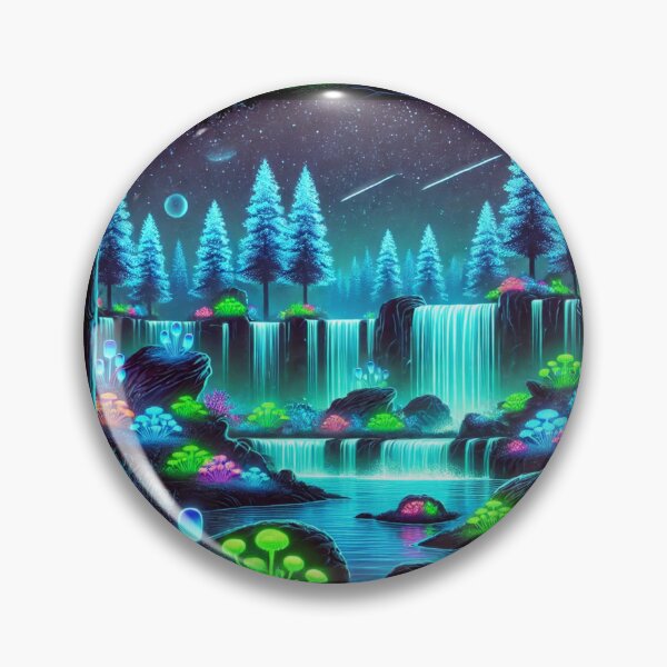 Item preview, The Luminous Waterfall: A Dreamscape Under the Stars designed and sold by Meta2Physical.