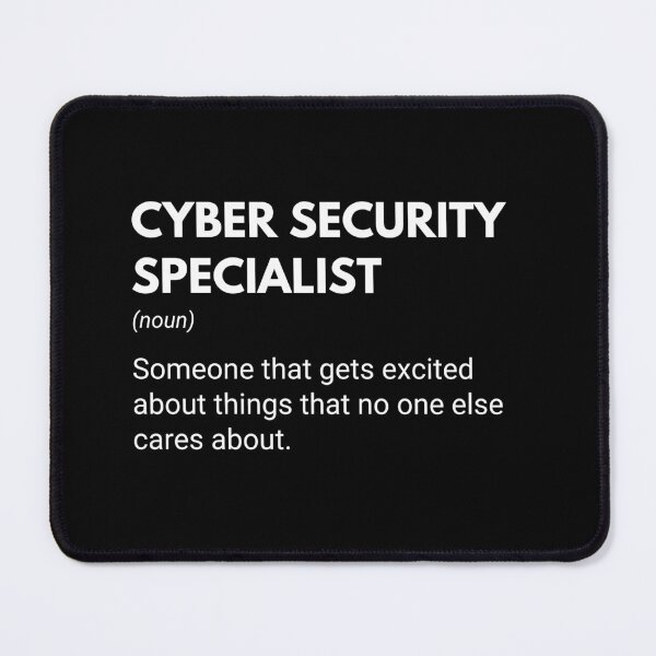 Item preview, Cyber Security Specialist Funny Computer Nerd Saying designed and sold by CuteLovelyDesigns.