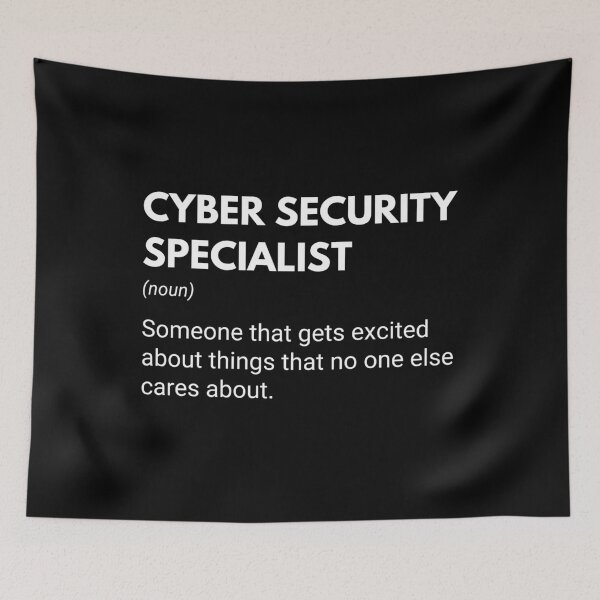 Item preview, Cyber Security Specialist Funny Computer Nerd Saying designed and sold by CuteLovelyDesigns.