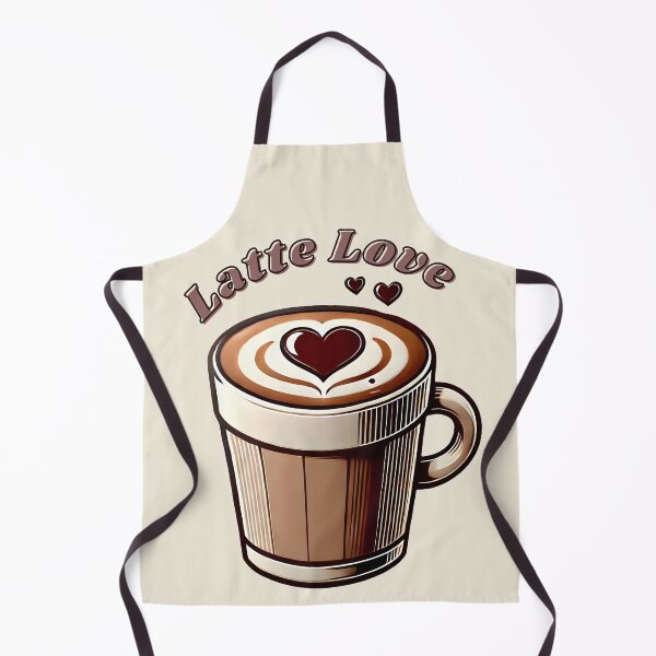 Item preview, Latte Love - Coffee Art Inspired Design designed and sold by Dantin.