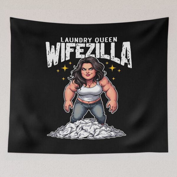 Item preview, WIFEZILLA - LAUNDRY QUEEN designed and sold by KEF Custom.